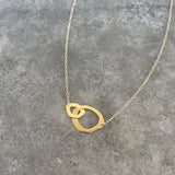 tiny two rough cut necklace - Lisa Crowder Studio