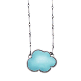 small blue enamel cloud necklace - Lisa Crowder Studio