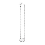 small white enamel cloud necklace - Lisa Crowder Studio