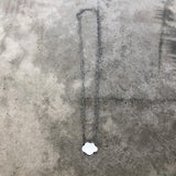 tiny white enamel cloud necklace - Lisa Crowder Jewelry