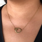 tiny two rough cut necklace - Lisa Crowder Studio