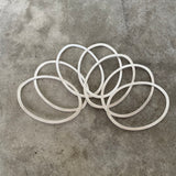 oval bangle bracelets