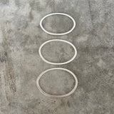 oval bangle bracelets