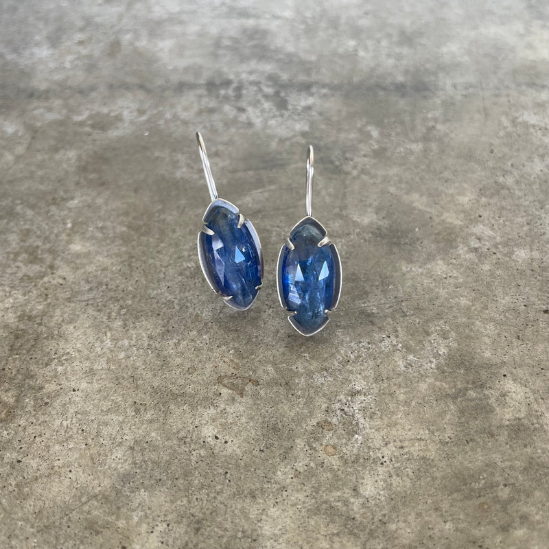 kyanite marquise earrings