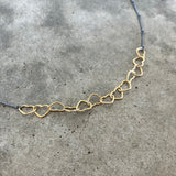 string of hearts necklace