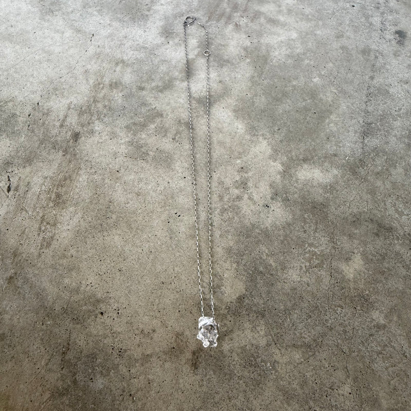 single herkimer diamond necklace