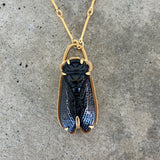 carved cicada necklace - Lisa Crowder Studio