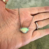 welo opal single stone necklace