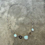 tiny rough cut welo opal necklace - Lisa Crowder Studio