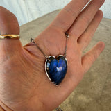 garnet freeform earrings - Lisa Crowder Studio