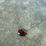 hessonite garnet freeform necklace - Lisa Crowder Studio