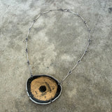 large enamel freeform necklace - Lisa Crowder Studio