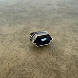geometric sapphire ring - Lisa Crowder Studio
