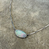 welo opal freeform necklace - Lisa Crowder Studio