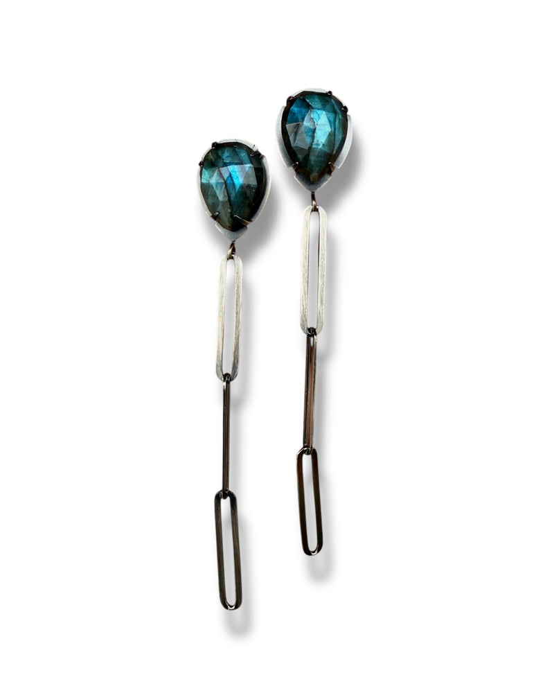 labradoritepoint earrings