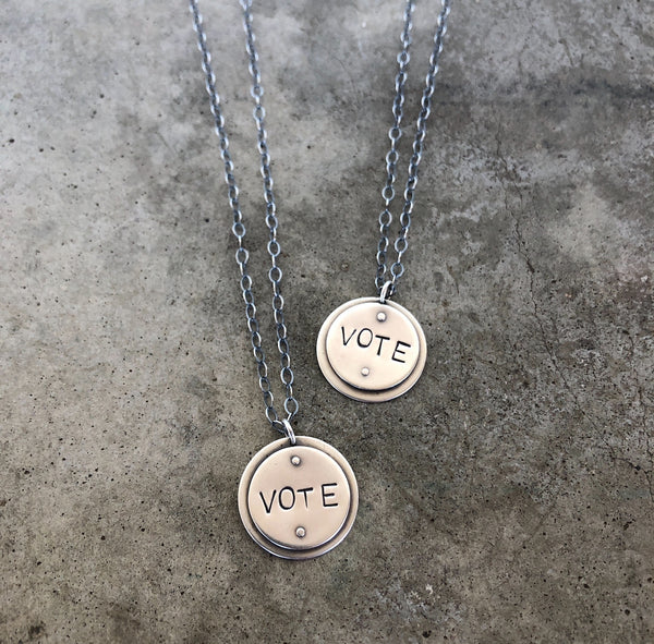 VOTE necklace