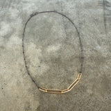 long short layering necklace-vermeil