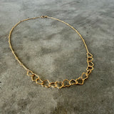 string of hearts necklace