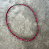 graduated ruby necklace