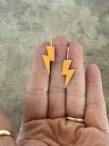 bowie bolt drop earrings
