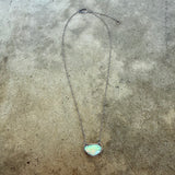 welo opal single stone necklace