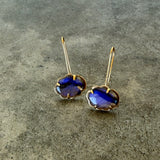 labradorite cloud earrings-vermeil - Lisa Crowder Studio