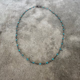teal enamel layering chain
