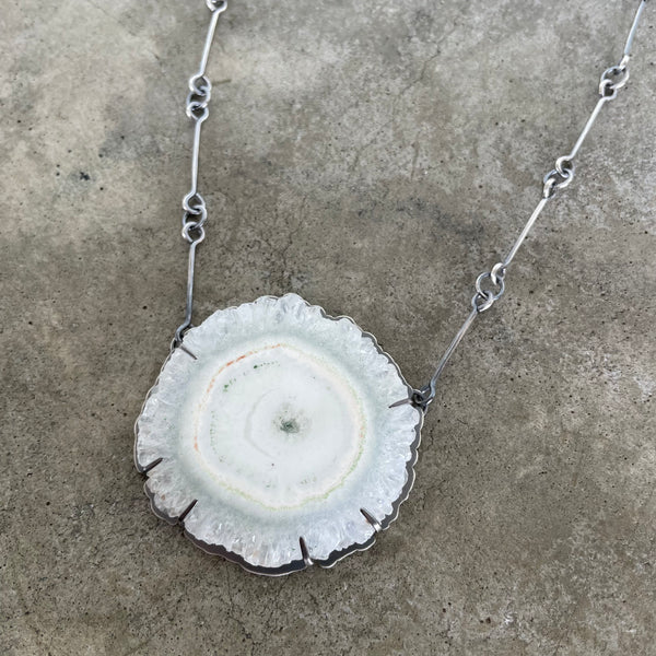 starburst solar quartz necklace