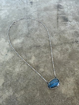 labradorite freeform necklace