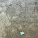 aqua kyanite freeform necklace - Lisa Crowder Studio