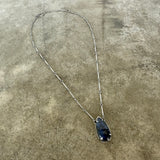 kyanite teardrop necklace