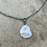 freeform freshwater pearl necklace - Lisa Crowder Studio