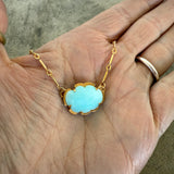 peruvian opal cloud necklace