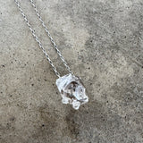 single herkimer diamond necklace