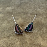garnet freeform earrings - Lisa Crowder Studio