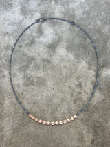 disc chain necklace-rose gold - Lisa Crowder Studio