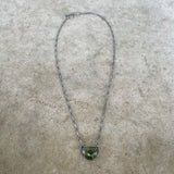 small vesuvianite necklace