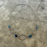 rough cut kyanite necklace - Lisa Crowder Studio