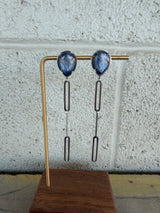 kyanite point earrings