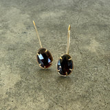 garnet freeform earrings - Lisa Crowder Studio