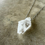 large quartz necklace