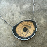 large enamel freeform necklace - Lisa Crowder Studio