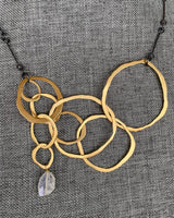 asymmetrical jumble necklace