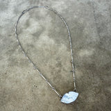 rainbow moonstone lips necklace