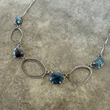 rough cut kyanite necklace - Lisa Crowder Studio