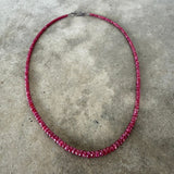 graduated ruby necklace