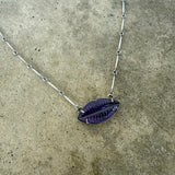 amethyst lips necklace
