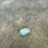 aqua kyanite freeform necklace - Lisa Crowder Studio