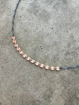 disc chain necklace-rose gold - Lisa Crowder Studio