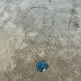 labradorite freeform necklace